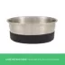 Top Paw® Stainless Steel Black Rubber Dog Bowl 12oz, 27oz image thumbnail 3