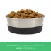 Top Paw® Stainless Steel Black Rubber Dog Bowl 12oz, 27oz image thumbnail 4
