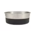 Top Paw® Stainless Steel Black Rubber Dog Bowl image thumbnail 1