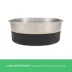 Top Paw® Stainless Steel Black Rubber Dog Bowl image thumbnail 3