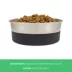 Top Paw® Stainless Steel Black Rubber Dog Bowl image thumbnail 4