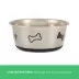 Top Paw® Stainless Steel Bone Print Dog Bowl 12oz, 27oz image thumbnail 3