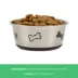 Top Paw® Stainless Steel Bone Print Dog Bowl 12oz, 27oz image thumbnail 4
