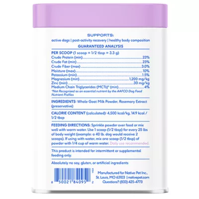 Native Pet Goat Milk for Dogs - Image 2