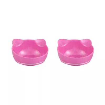 Whisker City® Cat Motif Double Diner Bowls - Image 5