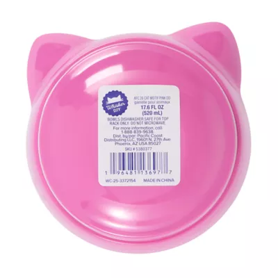Whisker City® Cat Motif Double Diner Bowls - Image 9