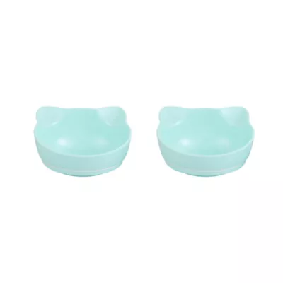 Whisker City® Cat Motif Double Diner Bowls - Image 5
