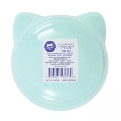 Whisker City® Cat Motif Double Diner Bowls - Image 9