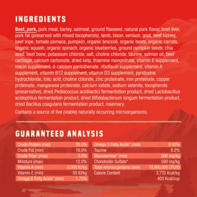 Stella & Chewy's Wild Red With Grain Adult Dry Dog Food - Freeze-Dried, Raw Coated, Red Meat Recipe - Image 4