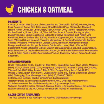 Wellness Complete Health+ Chicken Recipe Dry Dog Food - Image 9