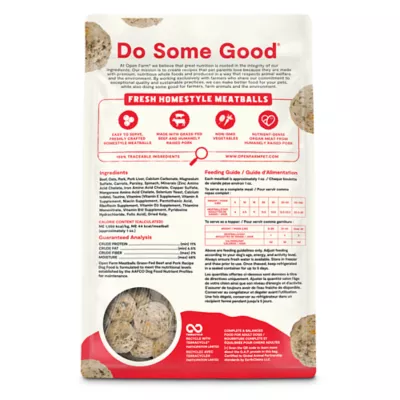 Open Farm Freshly Crafted Meatballs Adult Fresh Dog Food - Beef - Image 2