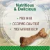 Nylabone Healthy Edibles Wild All-Natural Long Lasting Small Adult Dog Chews - Bison 8 ct image thumbnail 3
