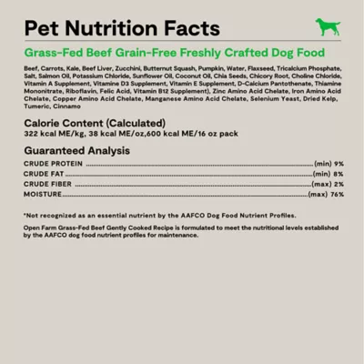 Open Farm Gently Cooked Adult Fresh Dog Food - Grain Free, Beef - Image 7