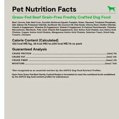 Open Farm Gently Cooked Adult Fresh Dog Food - Grain Free, Beef - Image 7