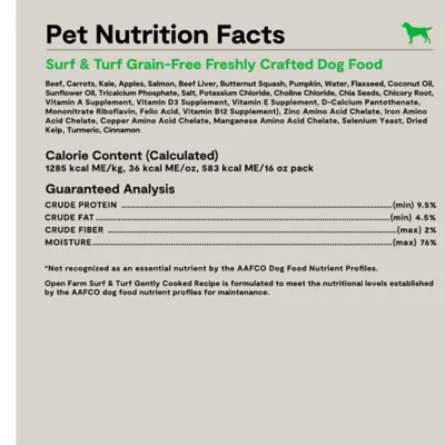 Open Farm Gently Cooked Adult Fresh Dog Food - Grain Free, Surf & Turf - Image 7