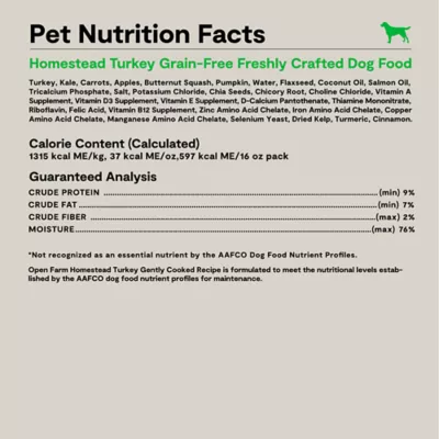 Open Farm Gently Cooked Adult Fresh Dog Food - Grain Free, Turkey - Image 7