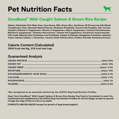 Open Farm Goodbowl Adult Dry Dog Food - Oven-Baked, Salmon & Brown Rice - Image 7