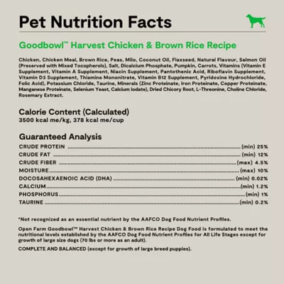 Open Farm Goodbowl Adult Dry Dog Food - Oven-Baked, Chicken & Brown Rice - Image 7