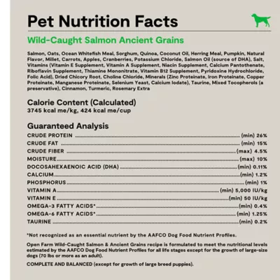Open Farm With Grain Adult Dry Dog Food - Humanely Raised & Sustainably Sourced, Salmon - Image 6