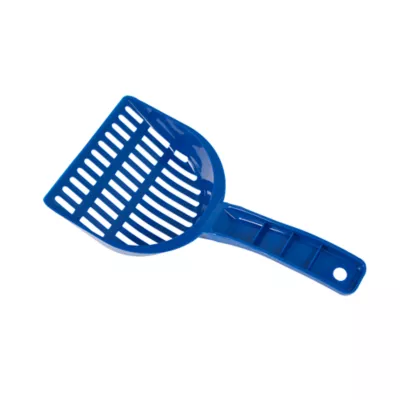 ExquisiCat®  Basic Sifting Litter Scoop W/ Easy to Grip Handle, Compatible W/ Most Litter, Blue - Image 1