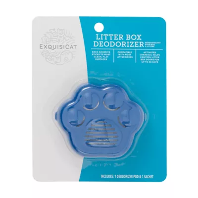 ExquisiCat® Litter Deodorizer W/ Activated Charcoal Formula For 30 Day Odor Control, Blue - Image 4