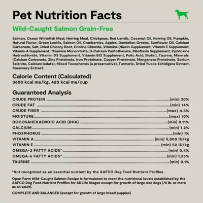 Open Farm Grain Free Adult Dry Dog Food - Humanely Raised & Sustainably Sourced, Salmon - Image 7