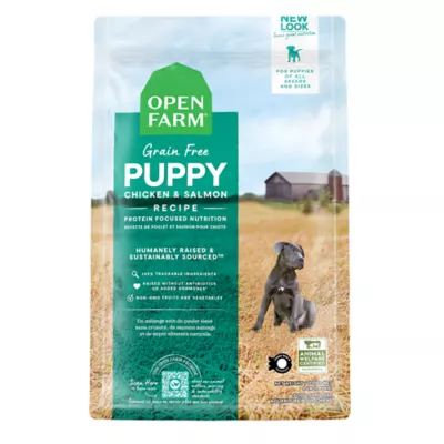 Open Farm Grain Free Puppy Dry Dog Food - Humanely Raised & Sustainably Sourced, Chicken & Salmon - Image 1