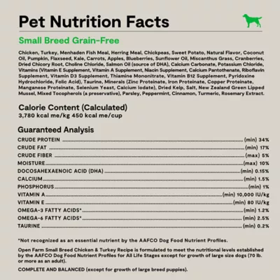 Open Farm Grain Free Small Breed Adult Dry Dog Food - Humanely Raised & Sustainably Sourced, Chicken - Image 7