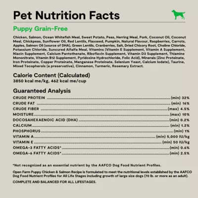 Open Farm Grain Free Puppy Dry Dog Food - Humanely Raised & Sustainably Sourced, Chicken & Salmon - Image 7