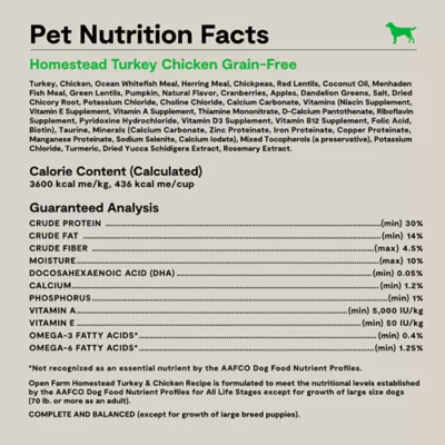 Open Farm Grain Free Adult Dry Dog Food - Humanely Raised & Sustainably Sourced, Turkey & Chicken - Image 7