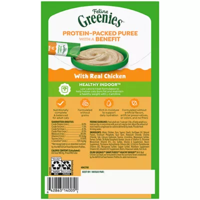Greenies™ Smart Purees™ Cat Treat - Healthy Indoor™, 4 Ct, 1.97 Oz - Image 8