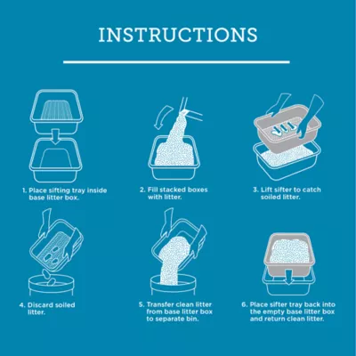 ExquisiCat® Stainless Steel Sifting Litter Box, Durable & Easy-to-Clean Material - Image 5