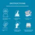 ExquisiCat® Stainless Steel Sifting Litter Box, Durable & Easy-to-Clean Material image thumbnail 5
