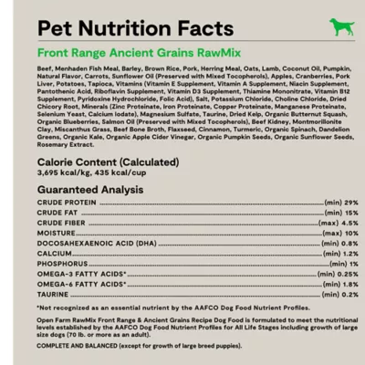 Open Farm RawMix With Grain Adult Dry Dog Food - Front Range - Image 6