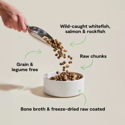 Open Farm RawMix Wild Ocean Recipe Grain Free Adult Dry Dog Food - with Salmon, Whitefish & Rockfish - Image 3