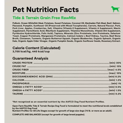 Open Farm RawMix Grain Free Adult Dry Dog Food - Tide Terrain - Image 6