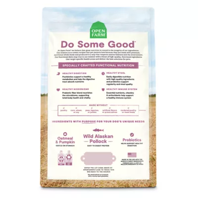 Open Farm Digestive Health Adult Dry Dog Food - Humanely Raised & Sustainably Sourced, Pollock - Image 2