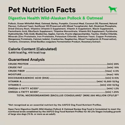 Open Farm Digestive Health Adult Dry Dog Food - Humanely Raised & Sustainably Sourced, Pollock - Image 7