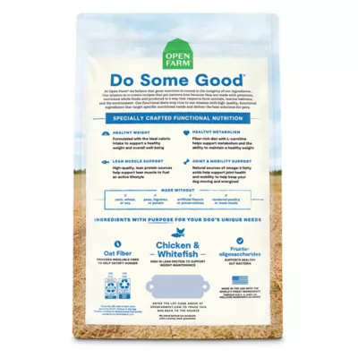 Open Farm Healthy Weight Adult Dry Dog Food - Humanely Raised & Sustainably Sourced, Chicken - Image 2