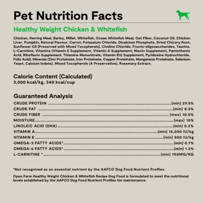Open Farm Healthy Weight Adult Dry Dog Food - Humanely Raised & Sustainably Sourced, Chicken - Image 7