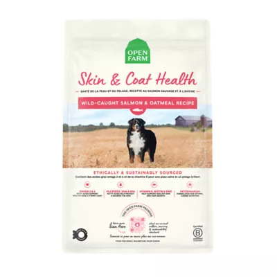 Open Farm Skin & Coat Health Adult Dry Dog Food - Humanely Raised & Sustainably Sourced, Salmon - Image 1