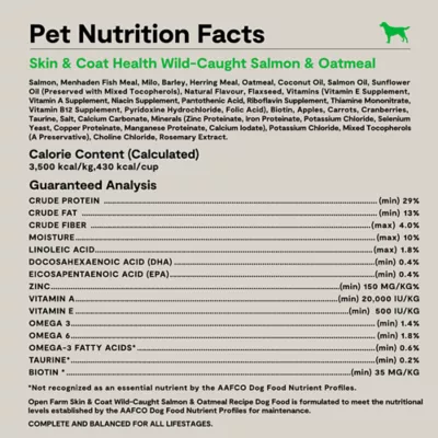 Open Farm Skin & Coat Health Adult Dry Dog Food - Humanely Raised & Sustainably Sourced, Salmon - Image 7