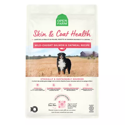 Open Farm Skin & Coat Health Adult Dry Dog Food - Humanely Raised & Sustainably Sourced, Salmon - Image 1