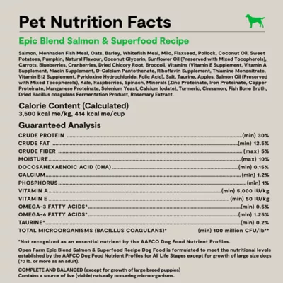 Open Farm Epic Blend High Protein Adult Dry Dog Food - Salmon & Superfood - Image 7