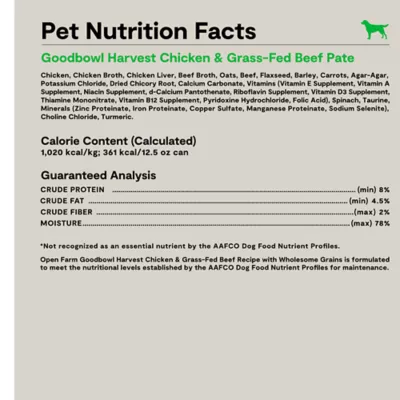 Open Farm Goodbowl Adult Wet Dog Food - Pate, 12.5 oz - Image 7