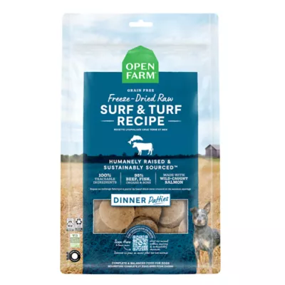 Open Farm Freeze Dried Dinner Patties Adult Dry Dog Food - Beef & Salmon, 10.5 OZ - Image 1