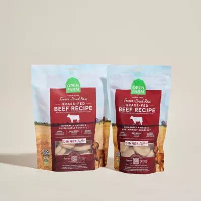 Open Farm Freeze Dried Dinner Patties Adult Dry Dog Food - Beef, 10.5 OZ - Image 5