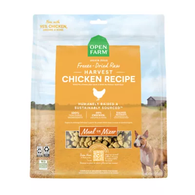 Open Farm Freeze Dried Adult Dry Dog Food - Raw Morsels, Chicken - Image 1