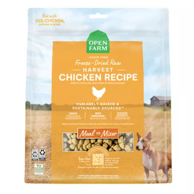 Open Farm Freeze Dried Adult Dry Dog Food - Raw Morsels, Chicken - Image 1