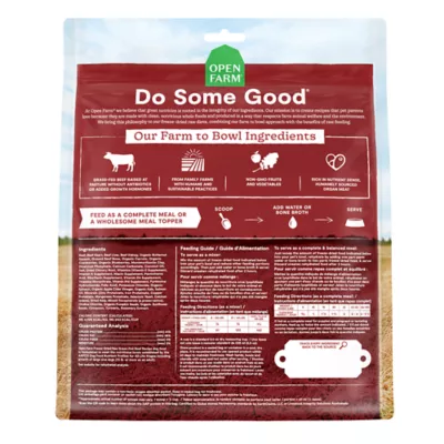 Open Farm Freeze Dried Adult Dry Dog Food - Raw Morsels, Beef - Image 2